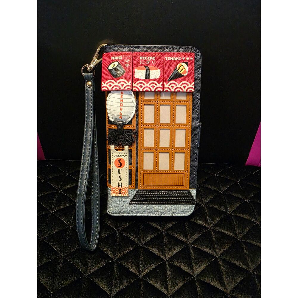 Vendula Sushi - Blue Edition Universal Flip Phone Case New w/o Tags